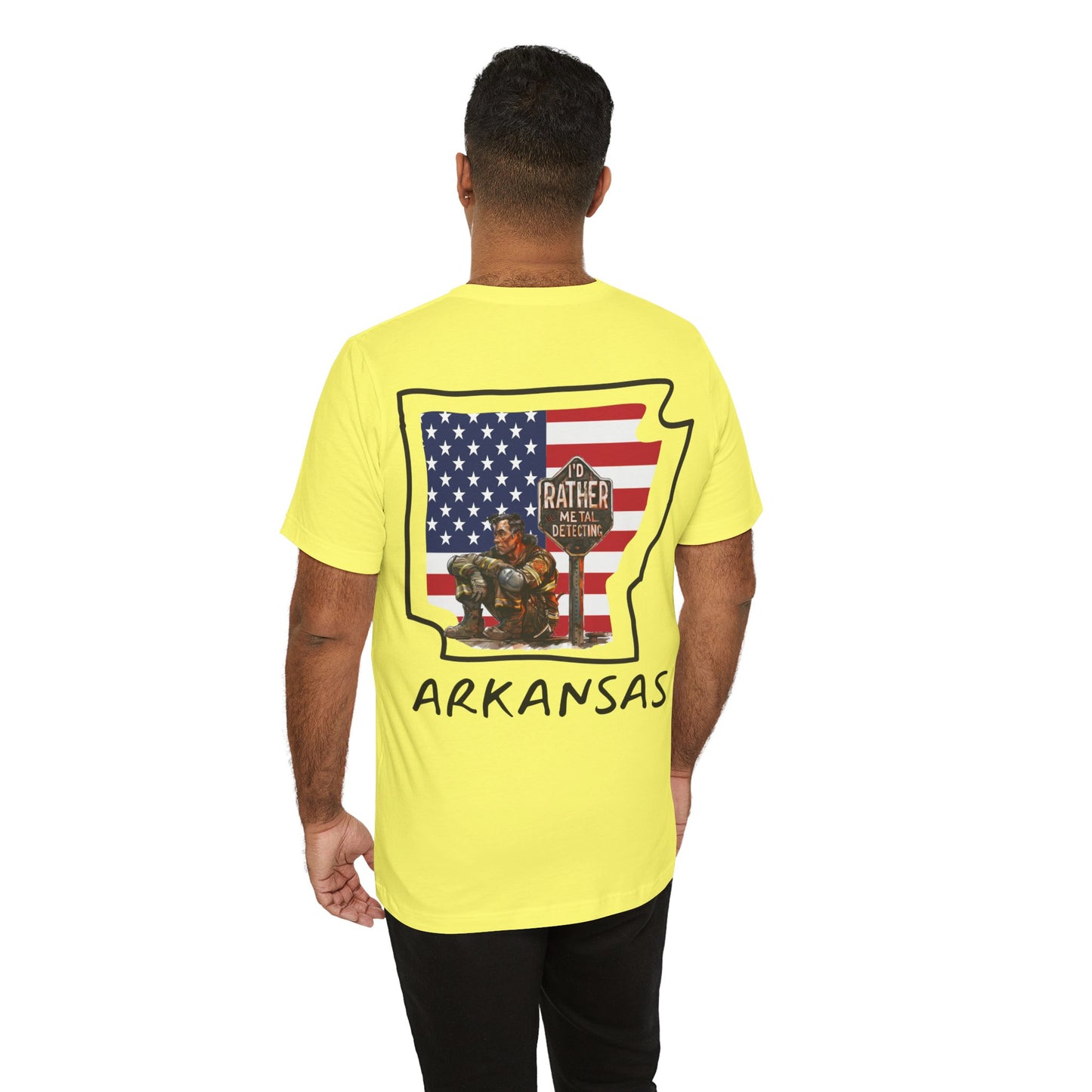 Arkansas Metal Detecting Unisex Jersey Short Sleeve Tee