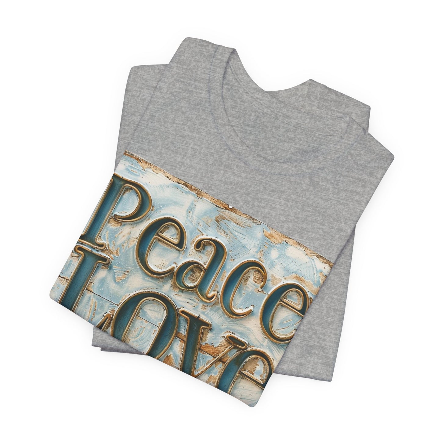 Peace Love Metal Detecting Unisex Jersey Short Sleeve T-Shirt