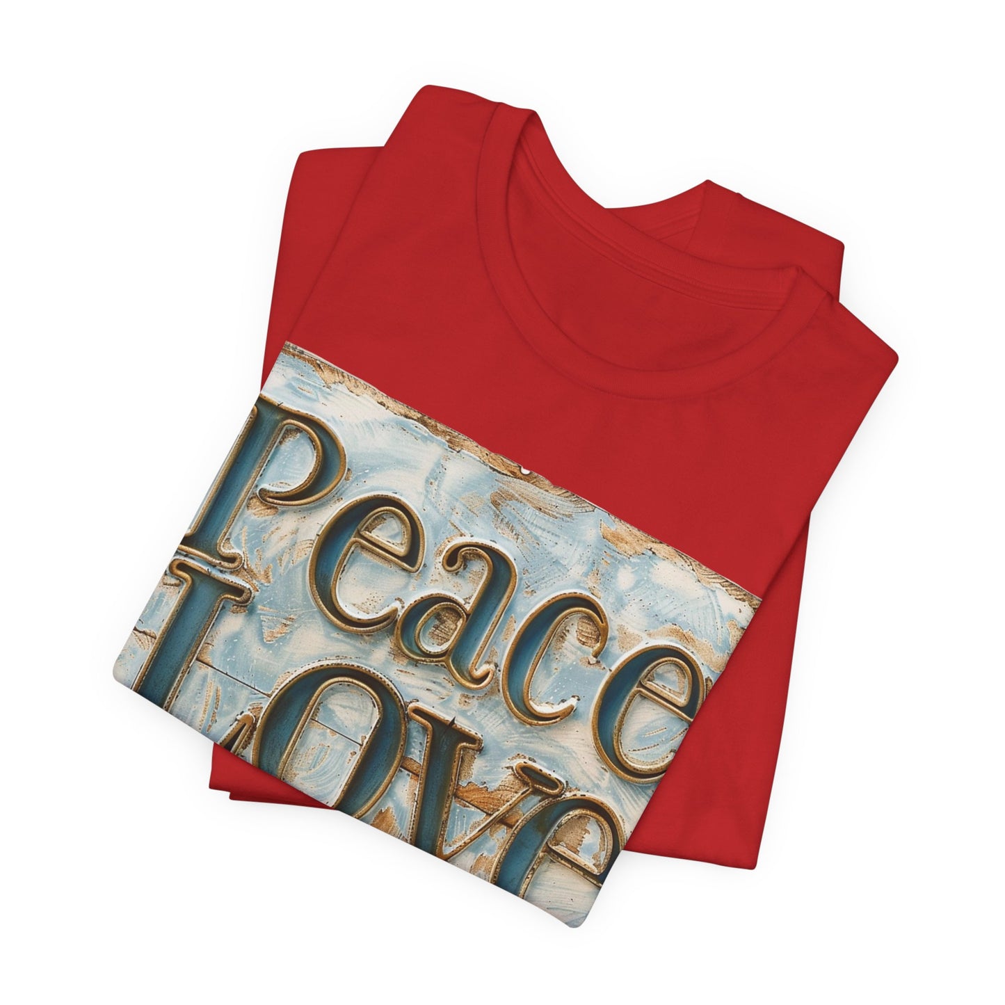 Peace Love Metal Detecting Unisex Jersey Short Sleeve T-Shirt