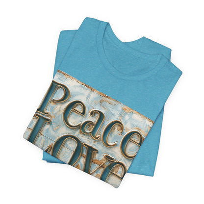 Peace Love Metal Detecting Unisex Jersey Short Sleeve T-Shirt