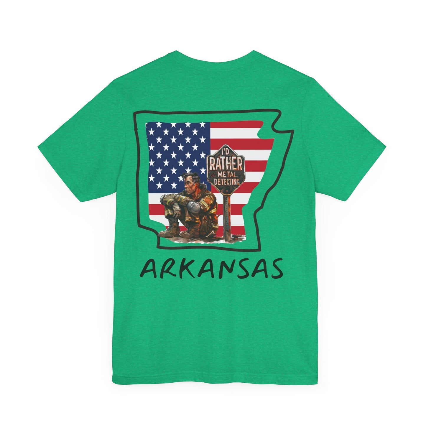 Arkansas Metal Detecting Unisex Jersey Short Sleeve Tee