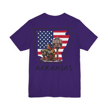 Arkansas Metal Detecting Unisex Jersey Short Sleeve Tee