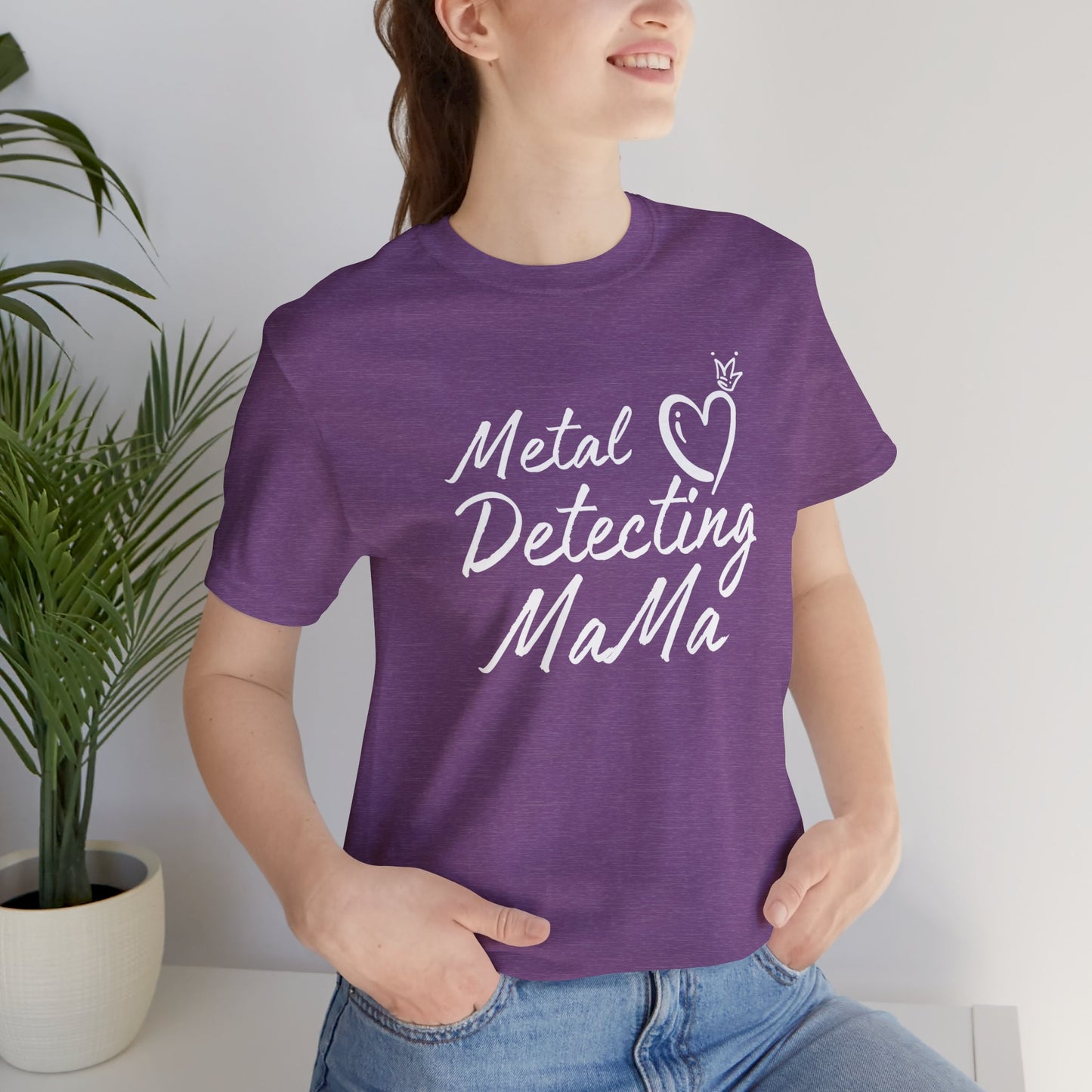 Metal Detecting MaMa Unisex Jersey Short Sleeve Tee