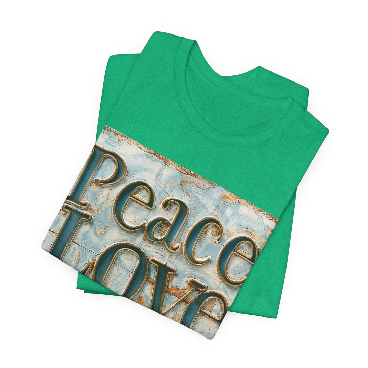 Peace Love Metal Detecting Unisex Jersey Short Sleeve T-Shirt