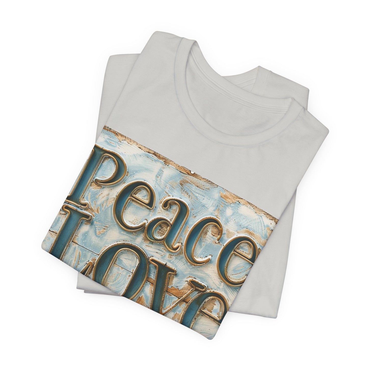 Peace Love Metal Detecting Unisex Jersey Short Sleeve T-Shirt