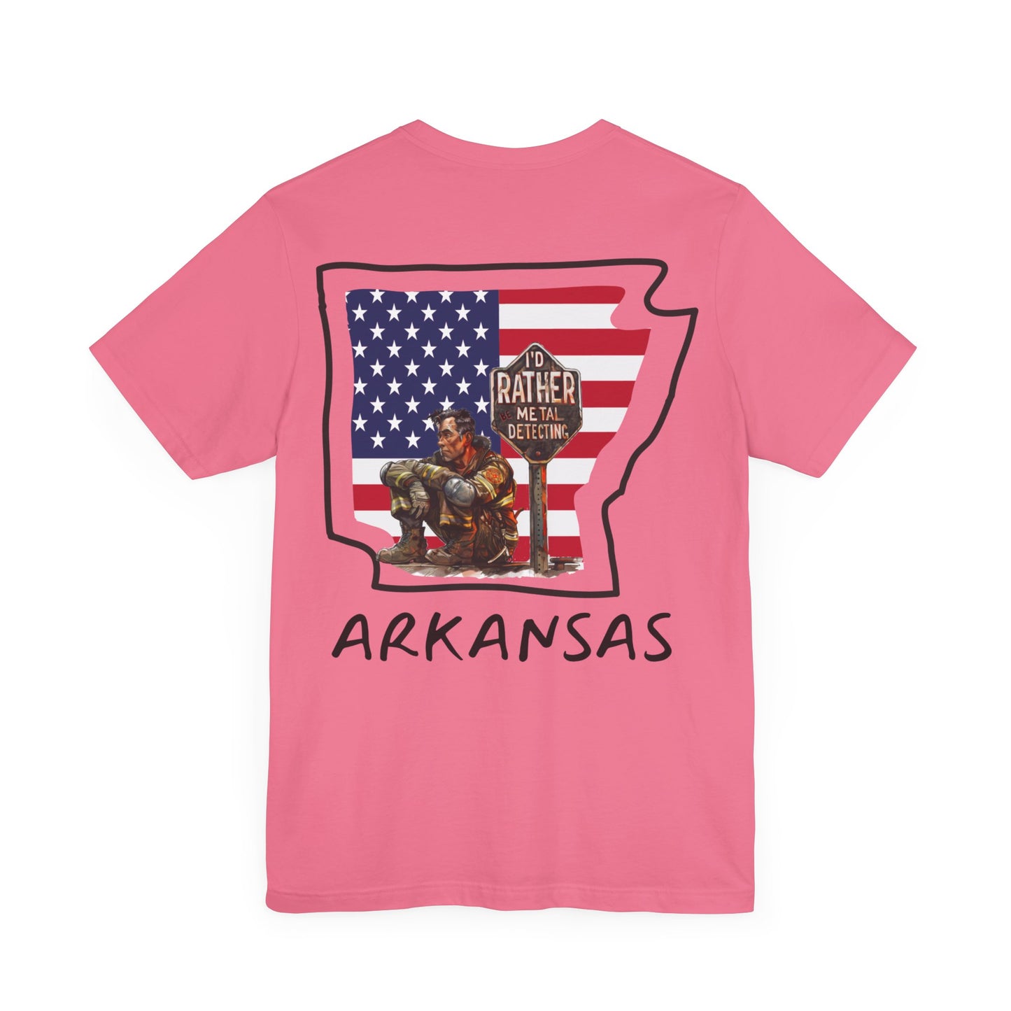 Arkansas Metal Detecting Unisex Jersey Short Sleeve Tee