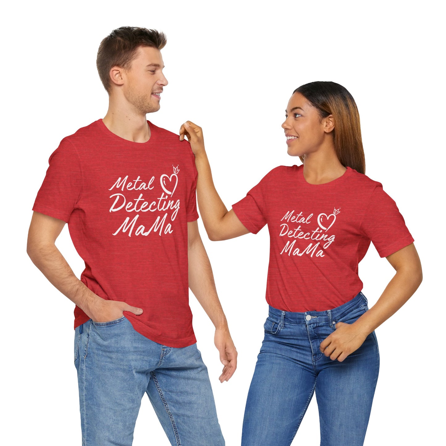 Metal Detecting MaMa Unisex Jersey Short Sleeve Tee