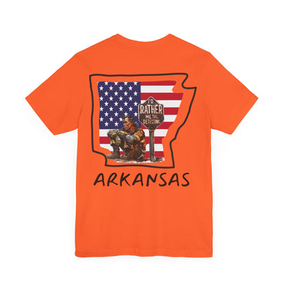 Arkansas Metal Detecting Unisex Jersey Short Sleeve Tee