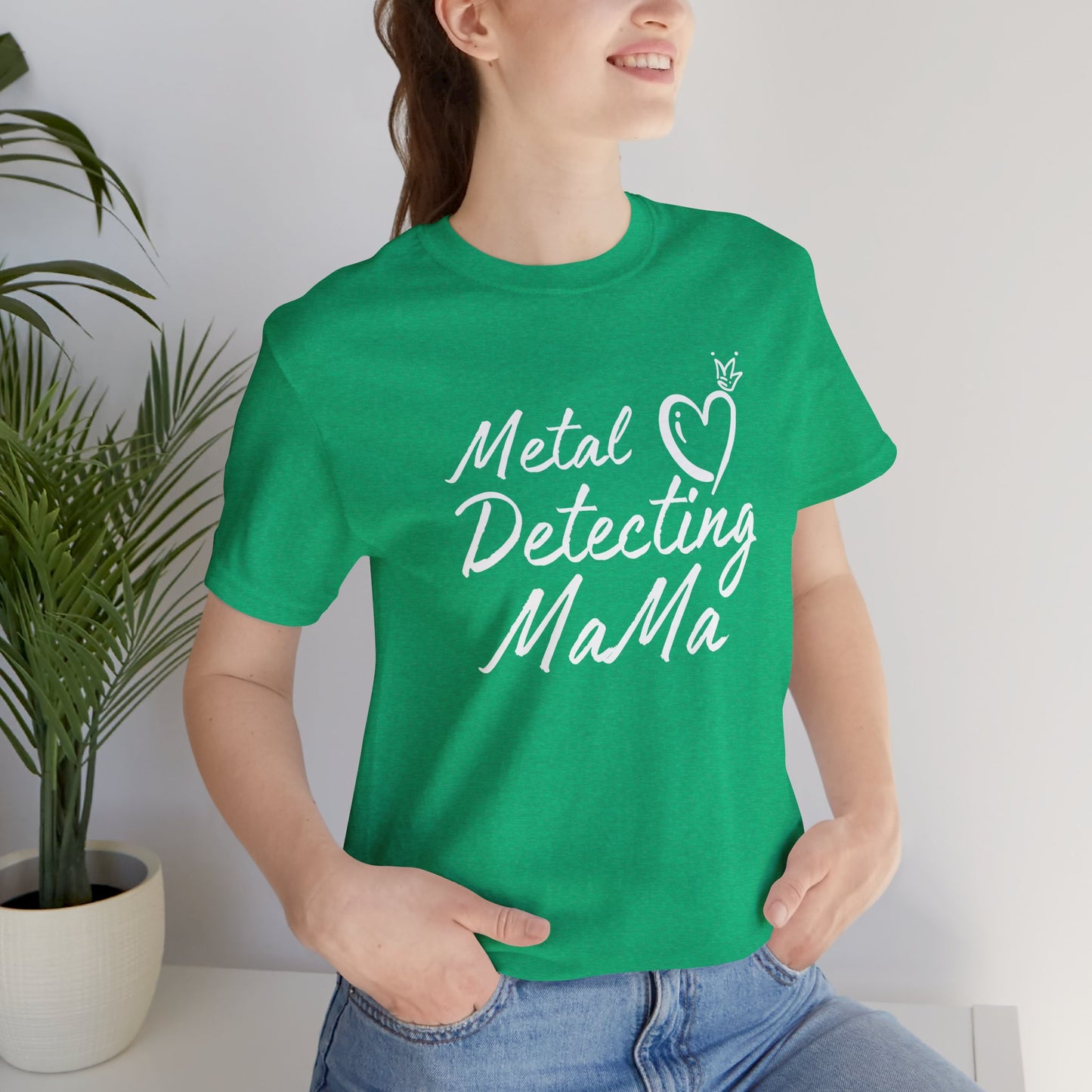 Metal Detecting MaMa Unisex Jersey Short Sleeve Tee