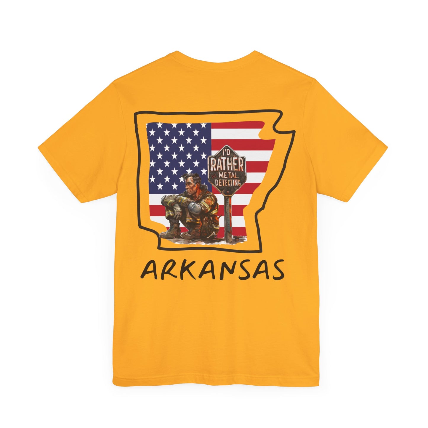 Arkansas Metal Detecting Unisex Jersey Short Sleeve Tee