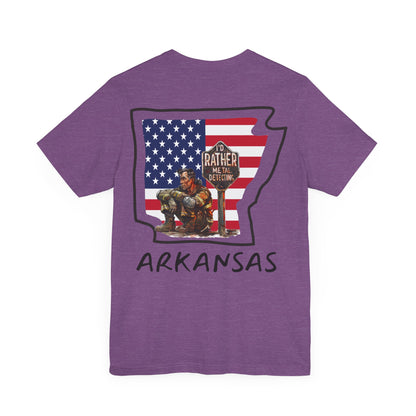 Arkansas Metal Detecting Unisex Jersey Short Sleeve Tee