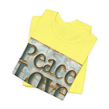 Peace Love Metal Detecting Unisex Jersey Short Sleeve T-Shirt