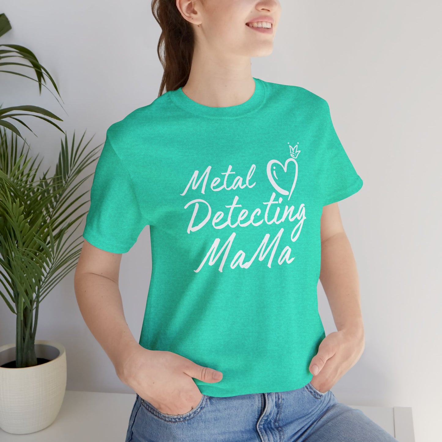 Metal Detecting MaMa Unisex Jersey Short Sleeve Tee