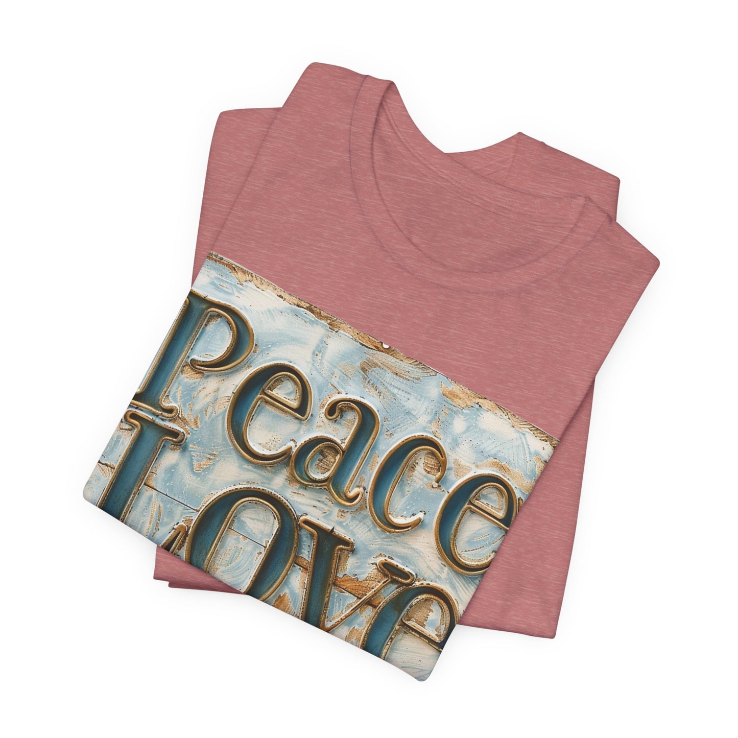 Peace Love Metal Detecting Unisex Jersey Short Sleeve T-Shirt