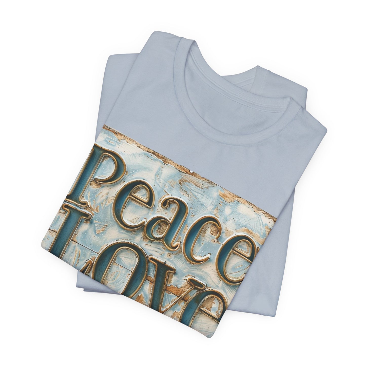 Peace Love Metal Detecting Unisex Jersey Short Sleeve T-Shirt