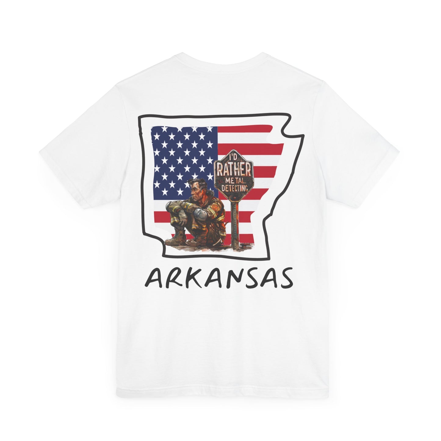 Arkansas Metal Detecting Unisex Jersey Short Sleeve Tee