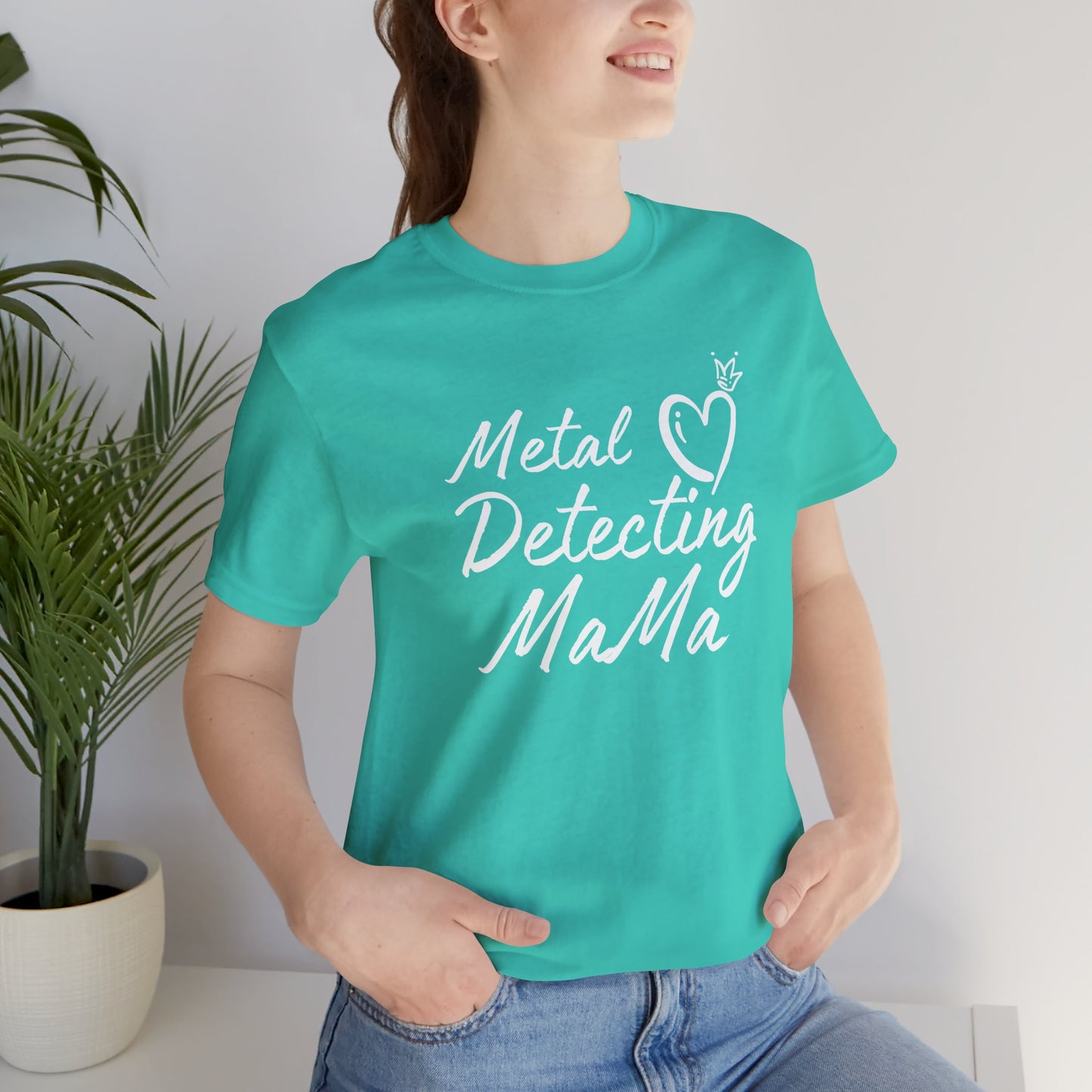 Metal Detecting MaMa Unisex Jersey Short Sleeve Tee