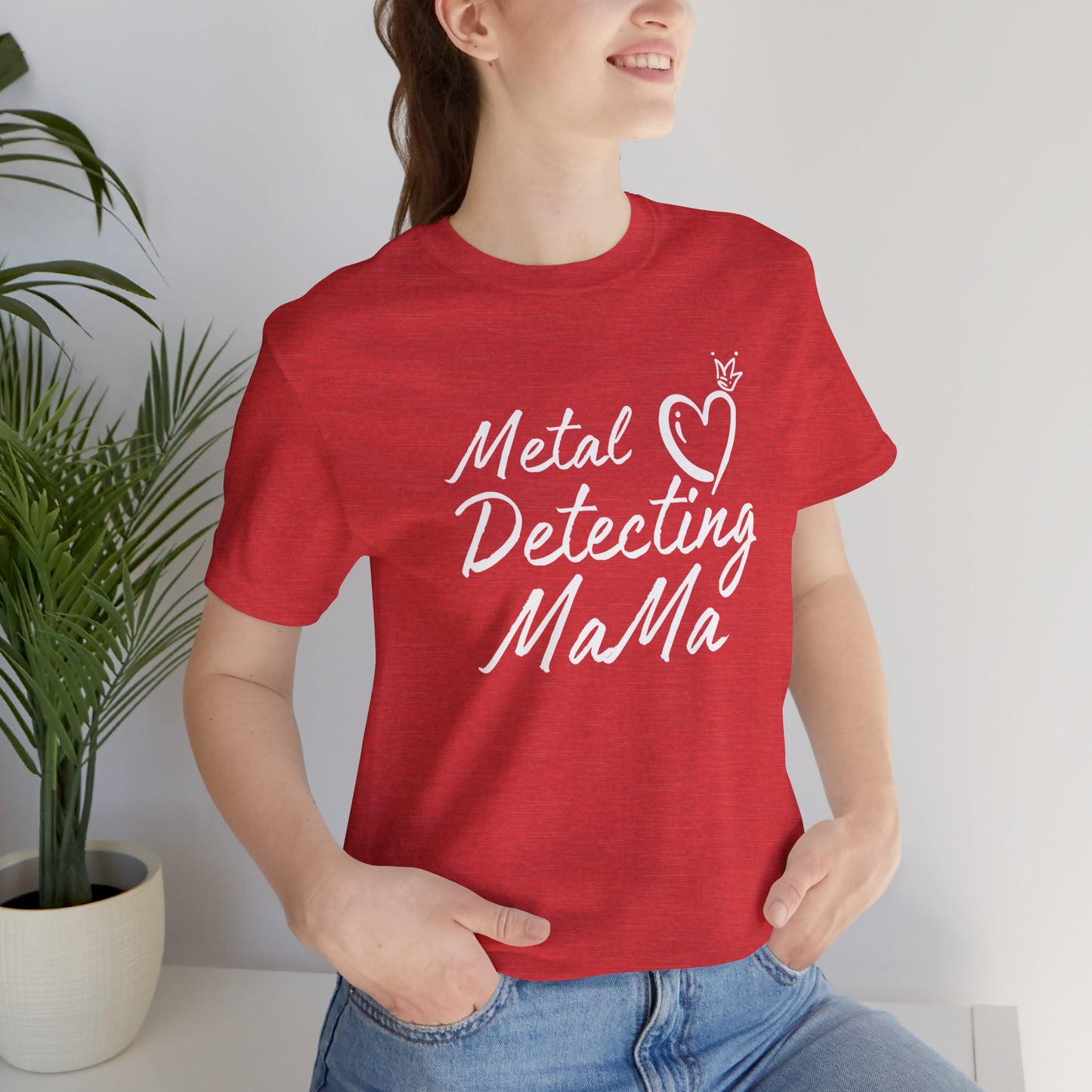 Metal Detecting MaMa Unisex Jersey Short Sleeve Tee