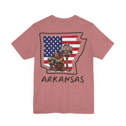 Arkansas Metal Detecting Unisex Jersey Short Sleeve Tee