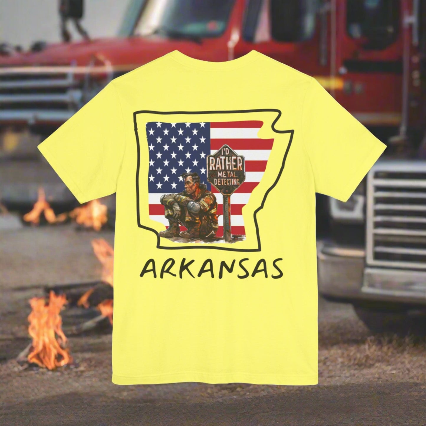 Arkansas Metal Detecting Unisex Jersey Short Sleeve Tee