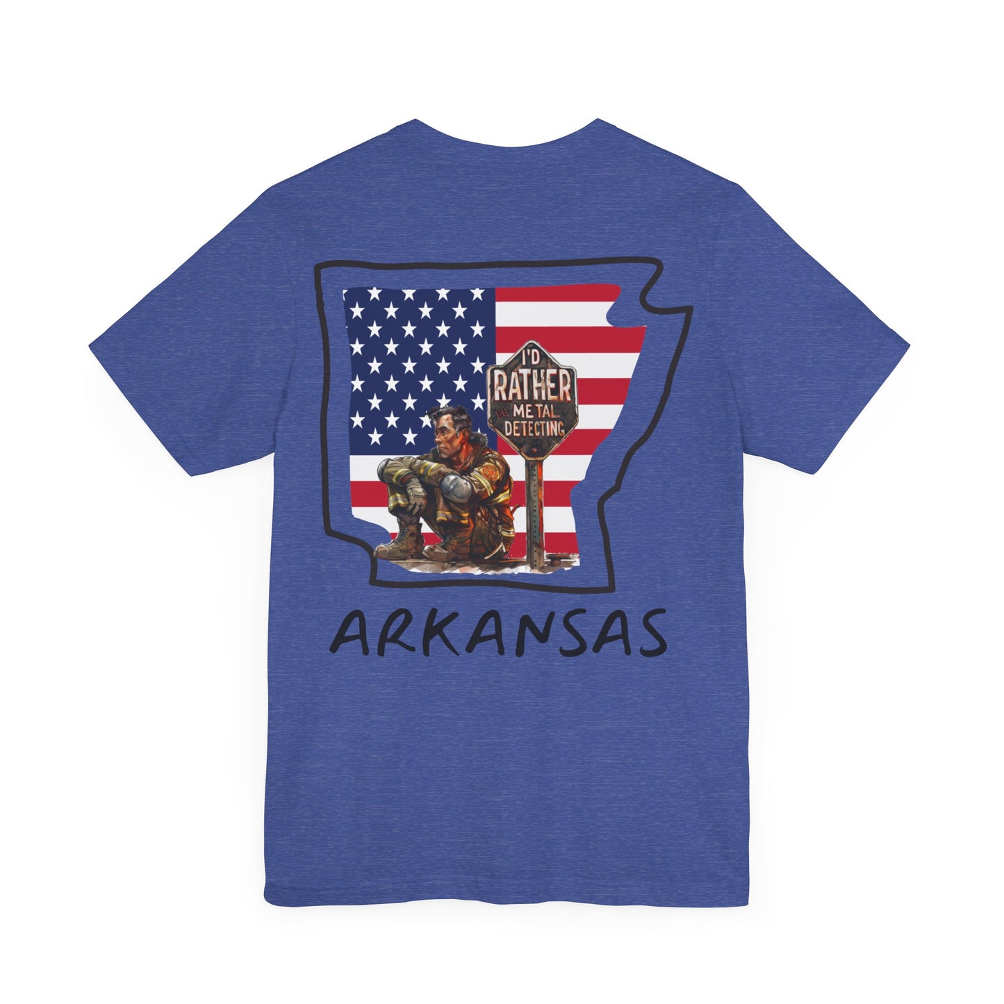 Arkansas Metal Detecting Unisex Jersey Short Sleeve Tee